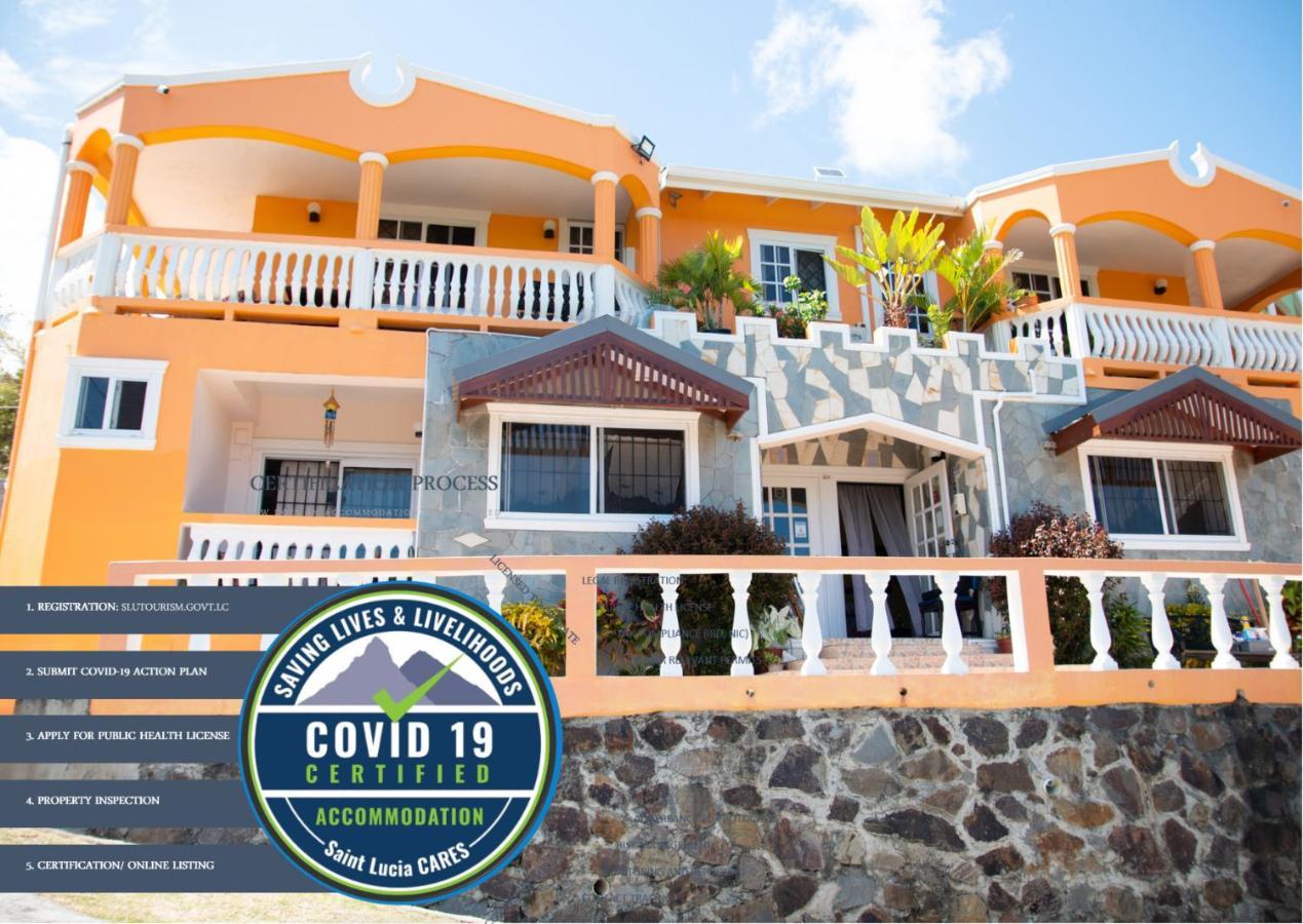 Mountain View Apartments Gros Islet Exteriör bild